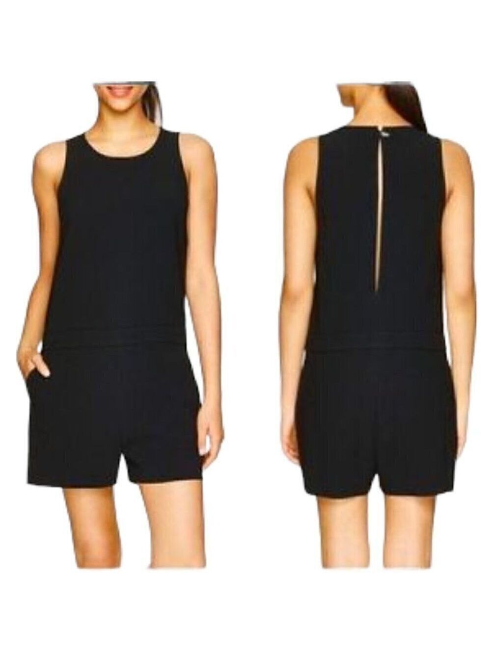 ARITZIA Babaton Black Shorts Romper Size 2